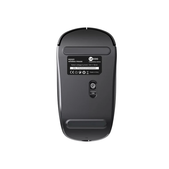 Lenovo Lecoo M2001 Nano Alıcılı Kablosuz 16000Dpi Siyah 4 Tuş Mouse - 3