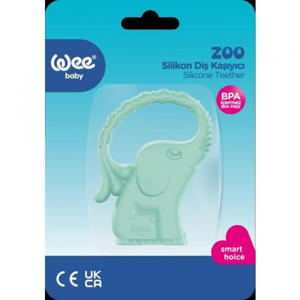 Wee Baby Zoo Diş Kaşıyıcı Yeşil Fil - 2