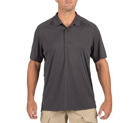 5.11 CHARCOAL S/S HELIOS POLO T-SHIRT - 3