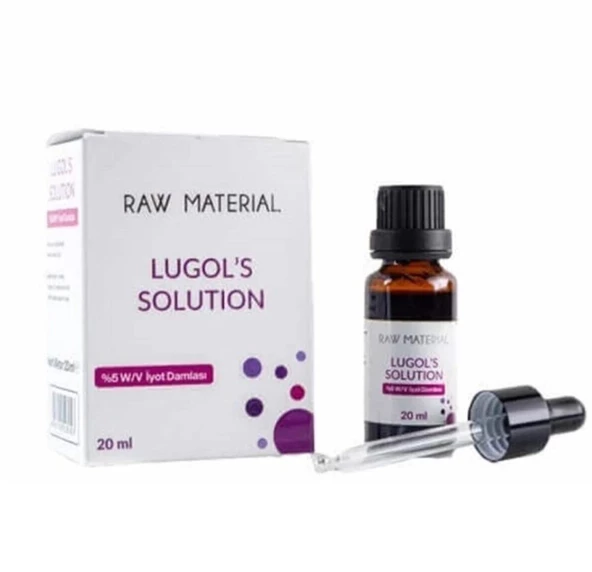 Raw Material Lugol's Solution %5 20 ml