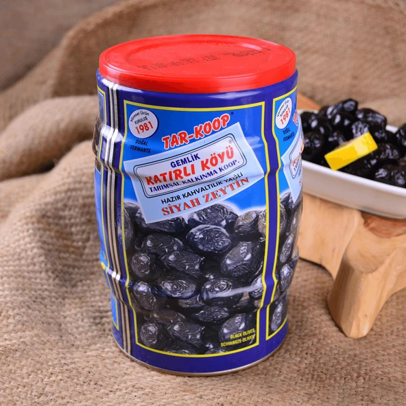 Katırlı Köyü Gemlik Kahvaltılık Siyah Zeytin 1000 g e - 3