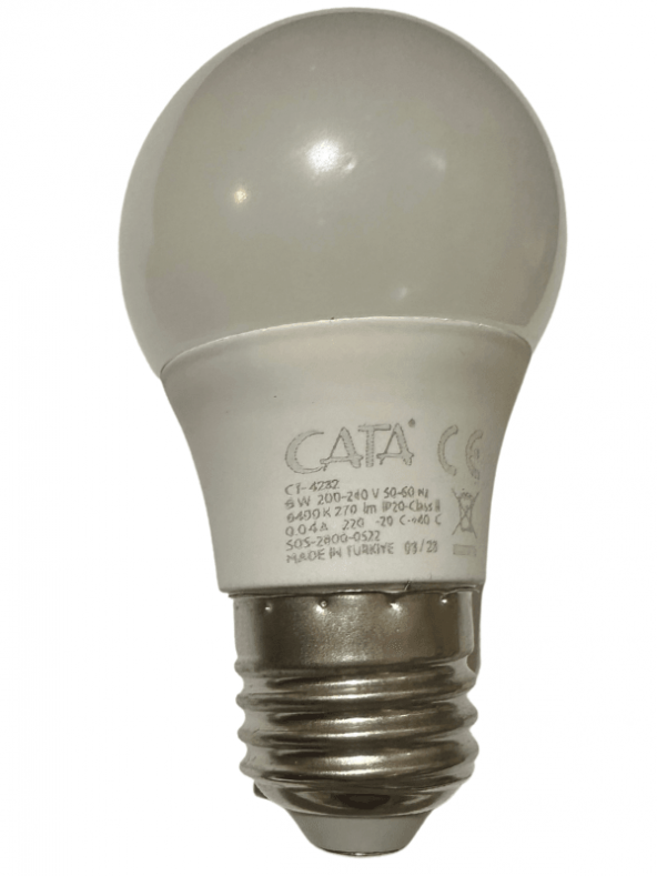 Cata CT-4232 6W 6400K (Beyaz Işık) E27 Duylu Led Ampul - 2