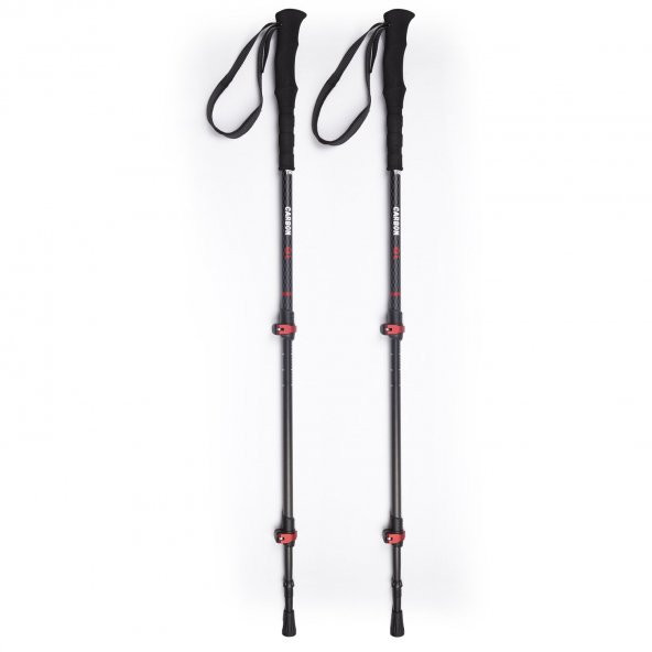Evolite Carbon Quick-Lock Dıştan Kilitli Trekking Batonu - 12