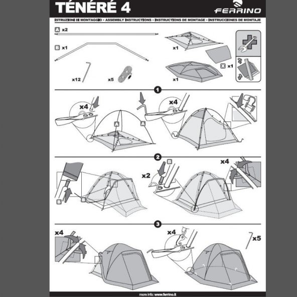 Ferrino Tenere 4 Çadır - 4