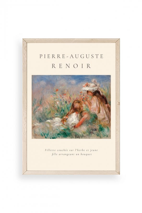 Enk Wall Art Pierre-Aguste Renoir Ahşap Çerçeveli Tablo