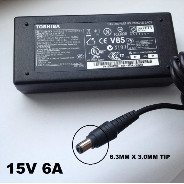 TOSHIBA ADAPTÖR , ORJİNAL 15 V 6 A Teşhir Ürünü - 2