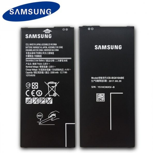 SAMSUNG J7 PRİME PİL BATARYA EB-BG610ABE