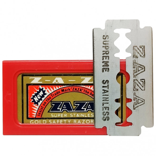 Zaza Supreme Stainless Tıraş Bıçağı 100 Adet Çift Taraflı Yaprak Jilet - 2
