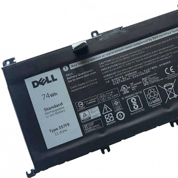 Orjinal Dell Inspiron 357F9, 0GFJ6 Batarya Dell Pil