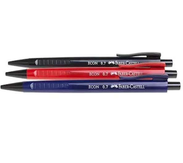 Faber Castell Econ 0.7mm Plastik Mekanik Kurşun Kalem Klasik Renkler - 1 Adet - 1