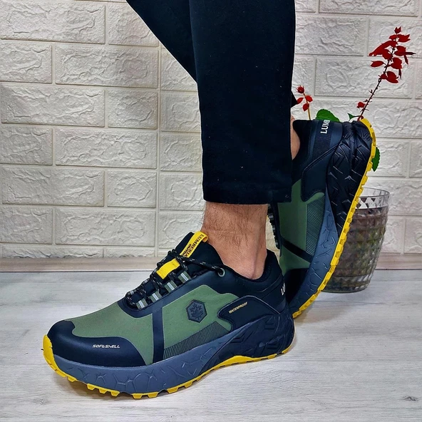 Lumberjack Joraı Haki-Sarı-Siyah Waterproof Outdor Erkek Ayakkabı - 5