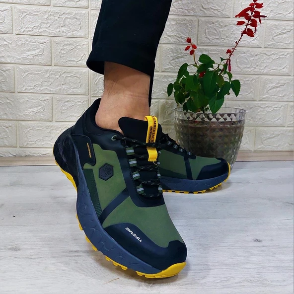 Lumberjack Joraı Haki-Sarı-Siyah Waterproof Outdor Erkek Ayakkabı - 4