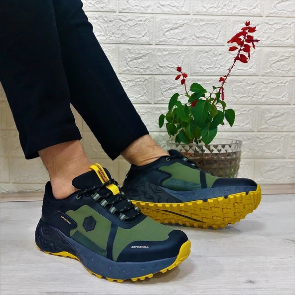 Lumberjack Joraı Haki-Sarı-Siyah Waterproof Outdor Erkek Ayakkabı - 2