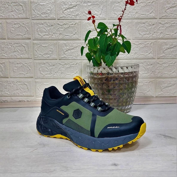 Lumberjack Joraı Haki-Sarı-Siyah Waterproof Outdor Erkek Ayakkabı - 8