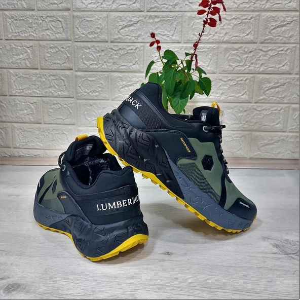 Lumberjack Joraı Haki-Sarı-Siyah Waterproof Outdor Erkek Ayakkabı - 7