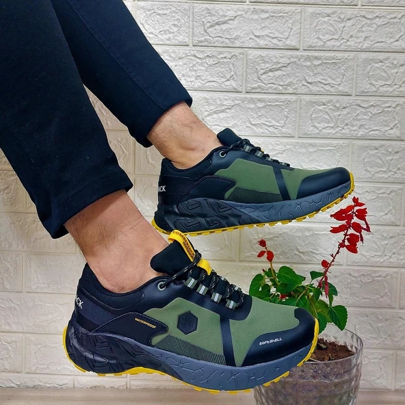 Lumberjack Joraı Haki-Sarı-Siyah Waterproof Outdor Erkek Ayakkabı - 3
