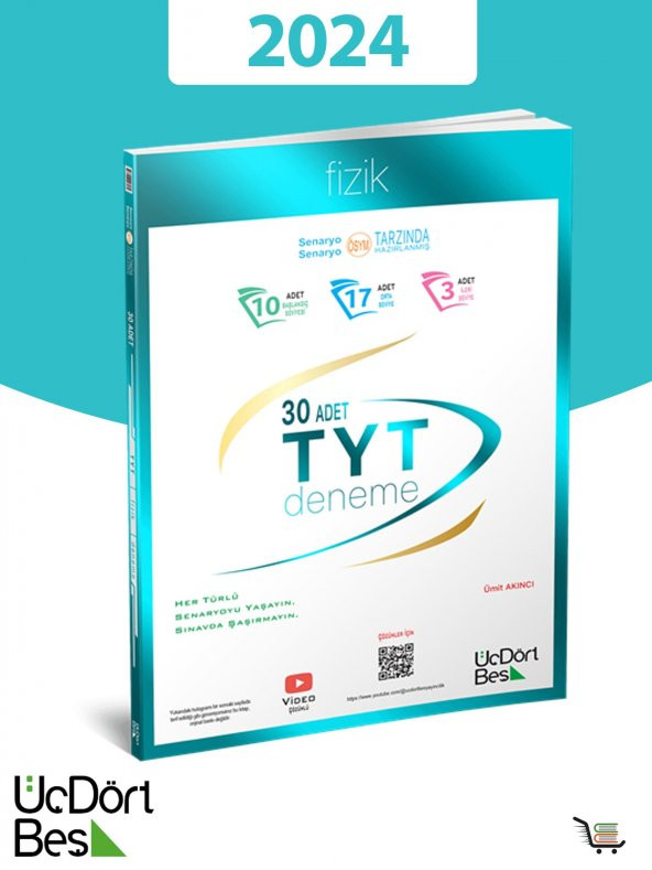 345-2024 Model TYT Fizik-Kimya-Biyoloji Deneme Seti Toplam 3 Kaynak 90 Deneme - Resim 2