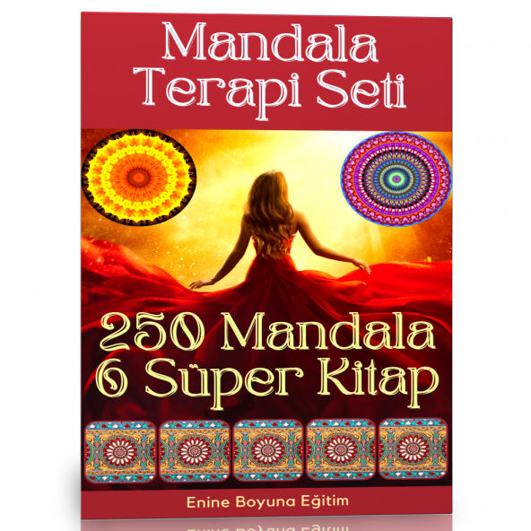 Mandala Terapi Seti 6 Kitap