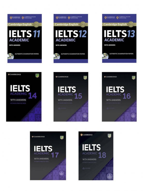 Cambridge University IELTS 11-18 Academic with Answers with Audio