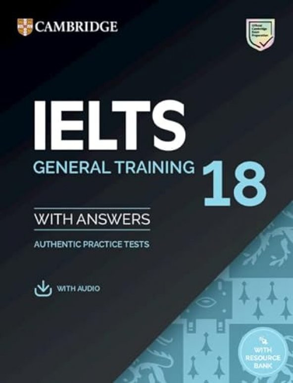 Cambridge University IELTS 18 General with Answers with Audio