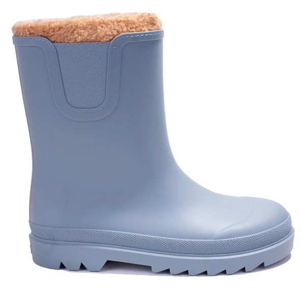 İgor W10290 Tokio Burreguito Mavi Ortopedik Kürklü Erkek Çocuk Yağmur Çizme - 2