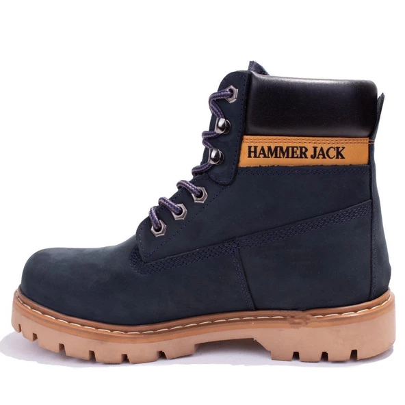 Hammer Jack 10216600 Petrol Ortopedik Günlük Unisex Deri Bot - 3