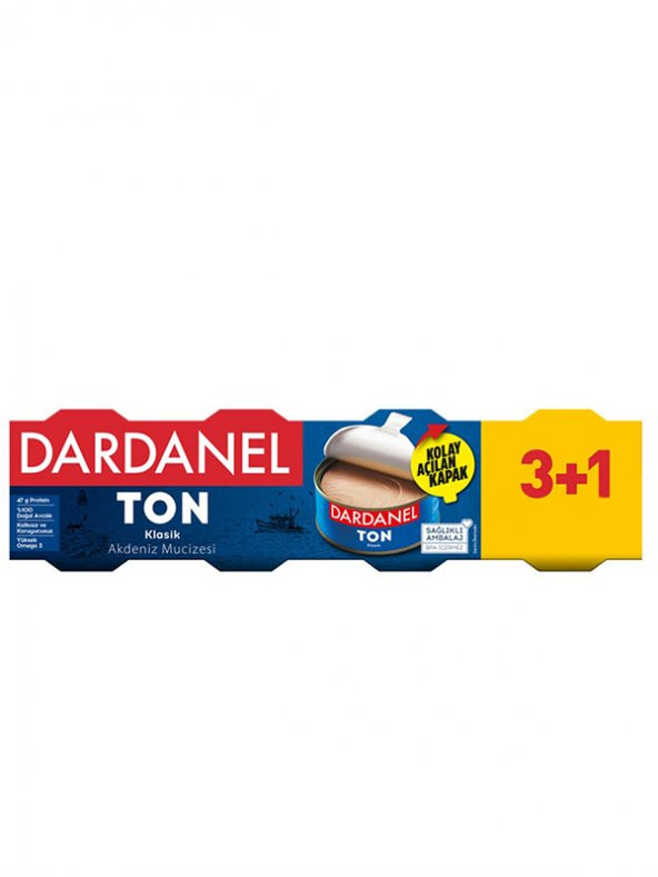 AYÇİÇEK YAĞLI KLASİK TON BALIĞI 75 gr, 4 Adet