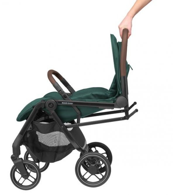 Maxi-Cosi Soho Kompakt Seyahat Sistem Olabilen Otomatik Katlanan Bebek Arabası Essential Green - 7