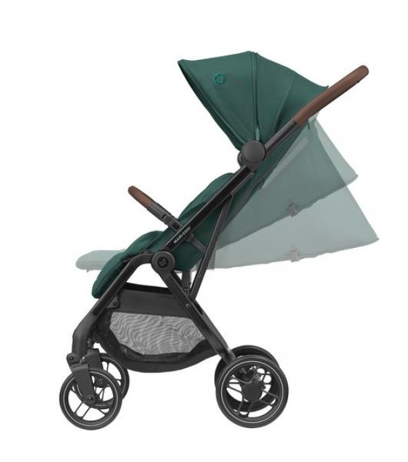 Maxi-Cosi Soho Kompakt Seyahat Sistem Olabilen Otomatik Katlanan Bebek Arabası Essential Green - 4