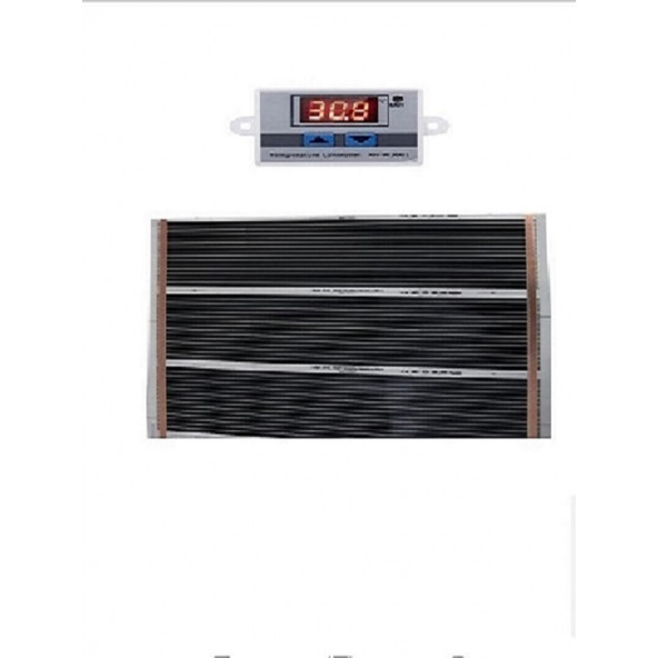 80x150  Dijital Termostatlı Halı Altı Karbon Isıtıcı