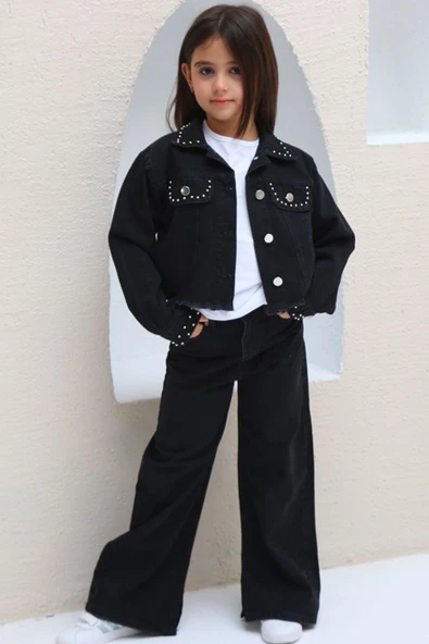 Kız Çocuk Üstü Pulpayet İşlemeli Katkat Mor Abiye - Resim 6