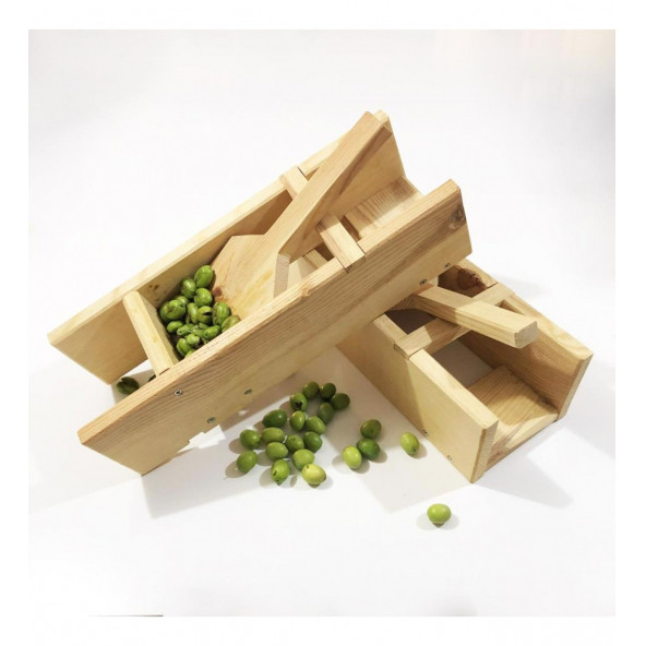 BRK Robotics Design Ahşap El Yapımı Zeytin Kırma Aparatı Makinesi