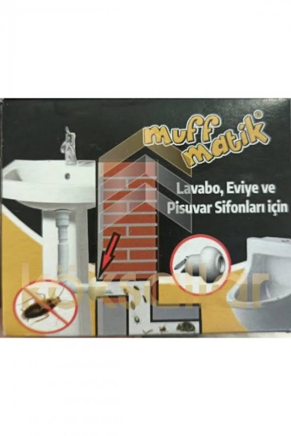 Ilyagstore Muff Matik Çekvalfli Muff Conta Haşere Ve Piş Kokulara Son