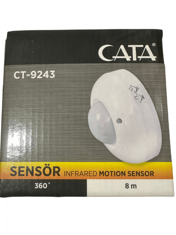 Cata CT-9243 8 Metre 360 Derece Kızıl Ötesi Hareket Sensörü