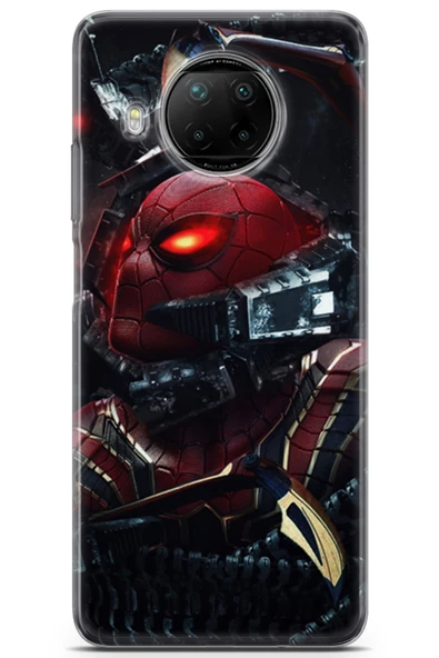 Xiaomi Redmi Note 9 Pro 5G Uyumlu Kılıf Supers 20 Doctor Octopus Renkli Kılıf Siyah