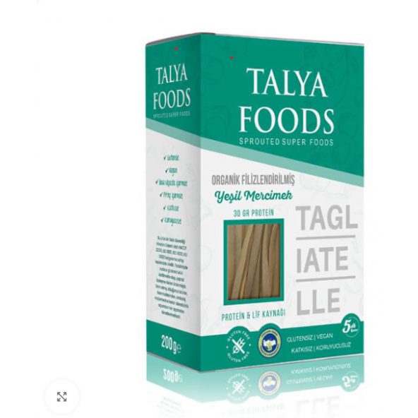 Talya Foods Yeşil Mercimek Tagliatelle 200 Gr