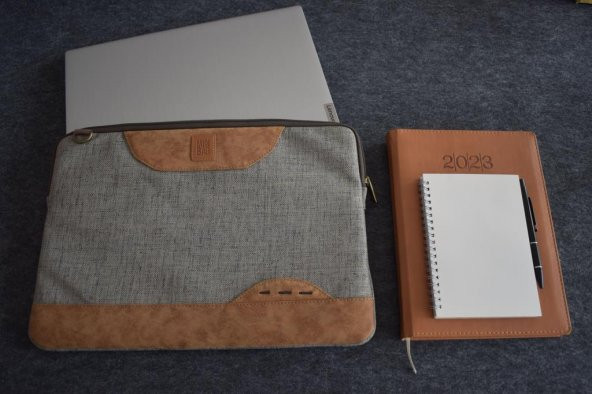 Minbag Danny 15 Laptop Çantası Açık Gri - 4