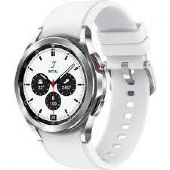 SAMSUNG WATCH 4 CLASSİC 46mm BEYAZ  AKILLI SAAT (Samsung Türkiye Garantili)