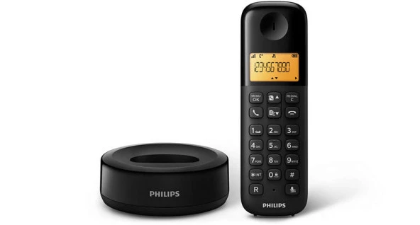 Philips D1601B/01 Kablosuz Dect Telsiz Telefon - 5