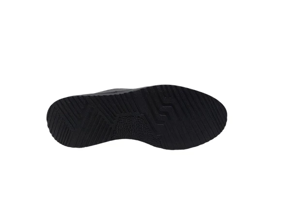 Zerhan 550 Erkek Siyah Bağcıklı Hafif Tabanlı Günlük Kullanım Ayakkabı - Resim 5