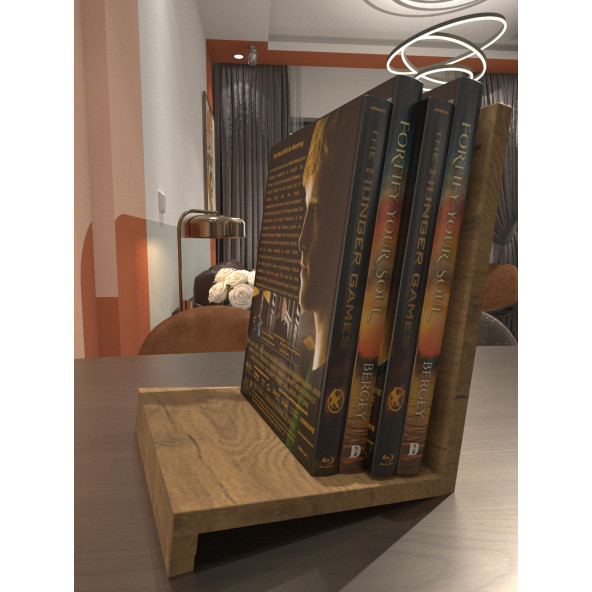 Ahşap Kitap Tutucu & Kitap Desteği - 2