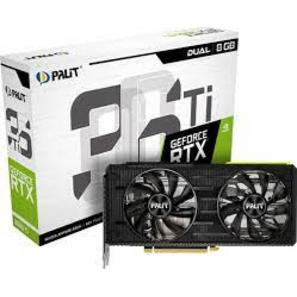 Palit GeForce RTX 3060 Ti Dual NVIDIA 8GB GDDR6 Graphics Card With RGB
