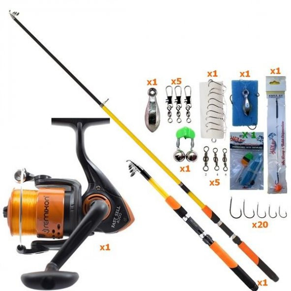 Remixon Fast Cell Speed 3.00 mt Olta Takımı 40 lı set Mavi