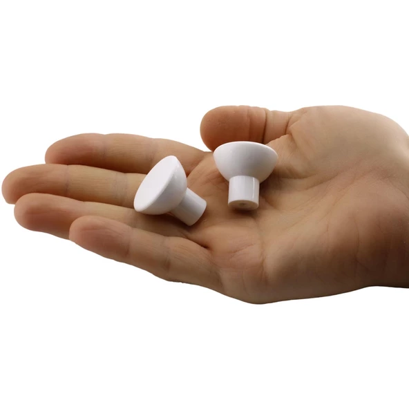 Çayıralan Plastik Düğme Mobilya Mutfak Çekmece Dolap Kapak Dolabı Kulbu Kulpu Kulpları Beyaz 10 Adet - Resim 5