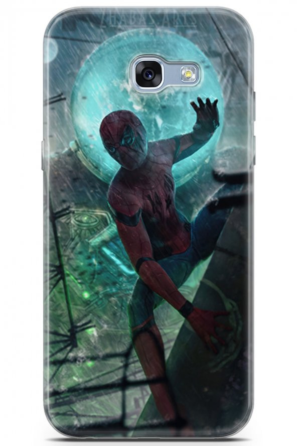 Samsung Galaxy A5 2017 Uyumlu Kılıf Supers 19 Marvel Movie Tam Koruma Kılıf Yeşil