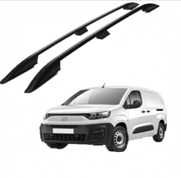 YENİ DOBLO UZUN ŞASE SİYAH PORTBAGAJ TAVAN ÇİTASI 2023 2024 2025 2026 ürün görseli 1