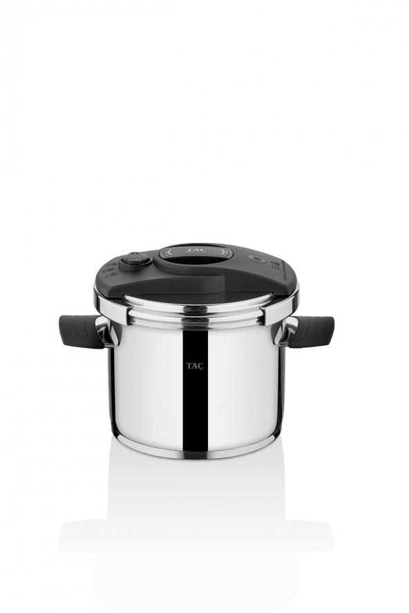 Taç Enio 4-6 Litre Düdüklü Tencere Seti Gri - 4