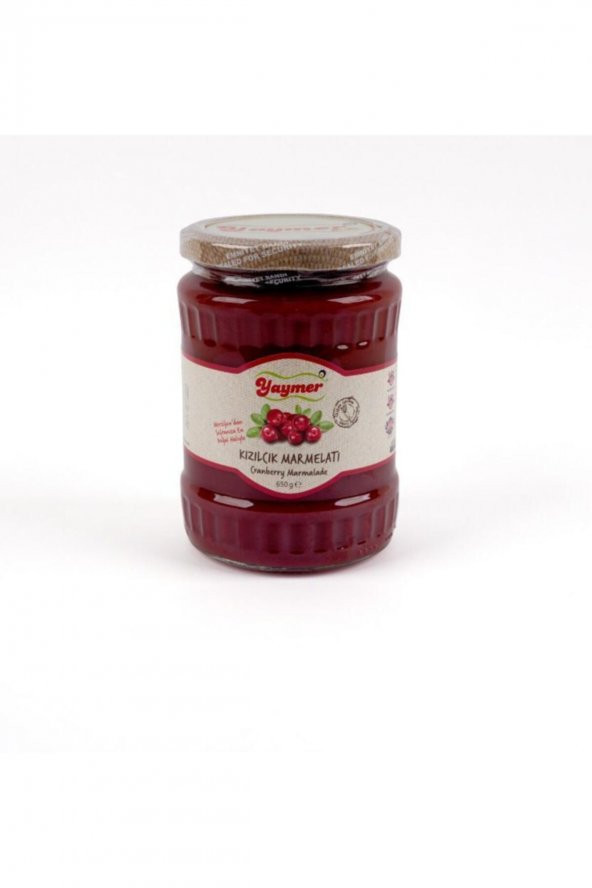 Yaymer   Kızılcık Marmelatı (650 Gr)