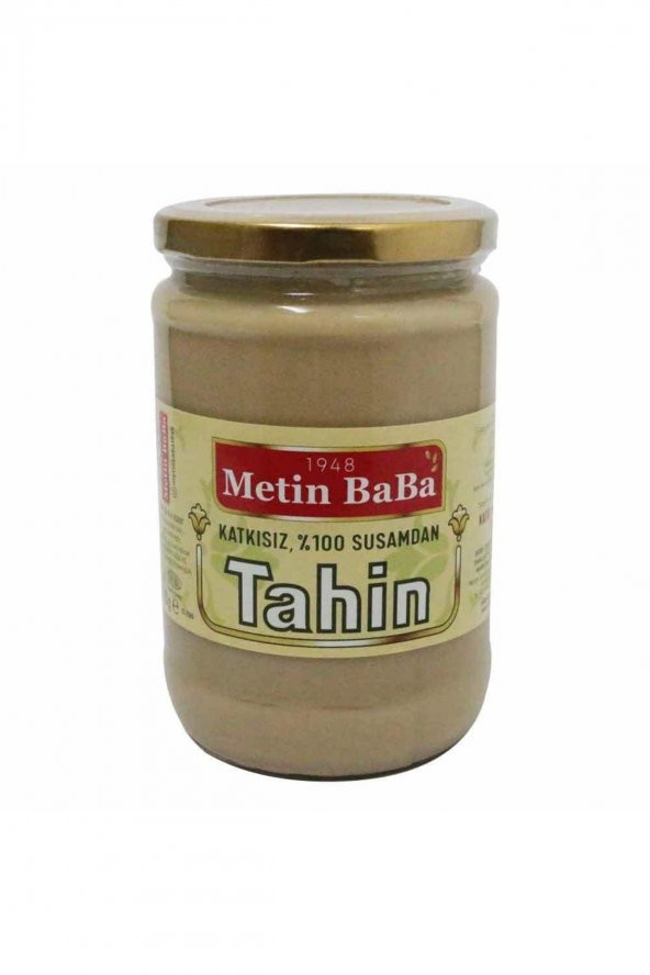 Metin Baba 1948   Doğal Katkısız Tahin 600 gr