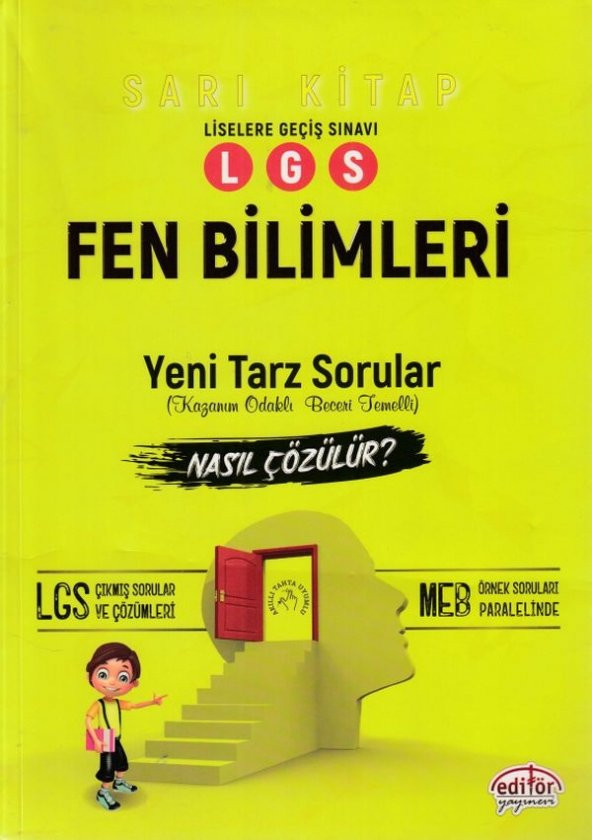 Editör LGS Fen Bilimleri Yeni Tarz Sorular (Yeni)